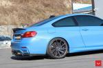BMW M4 Coupe Yas Marina Blue on Vossen Wheels (CVT) 2017 года